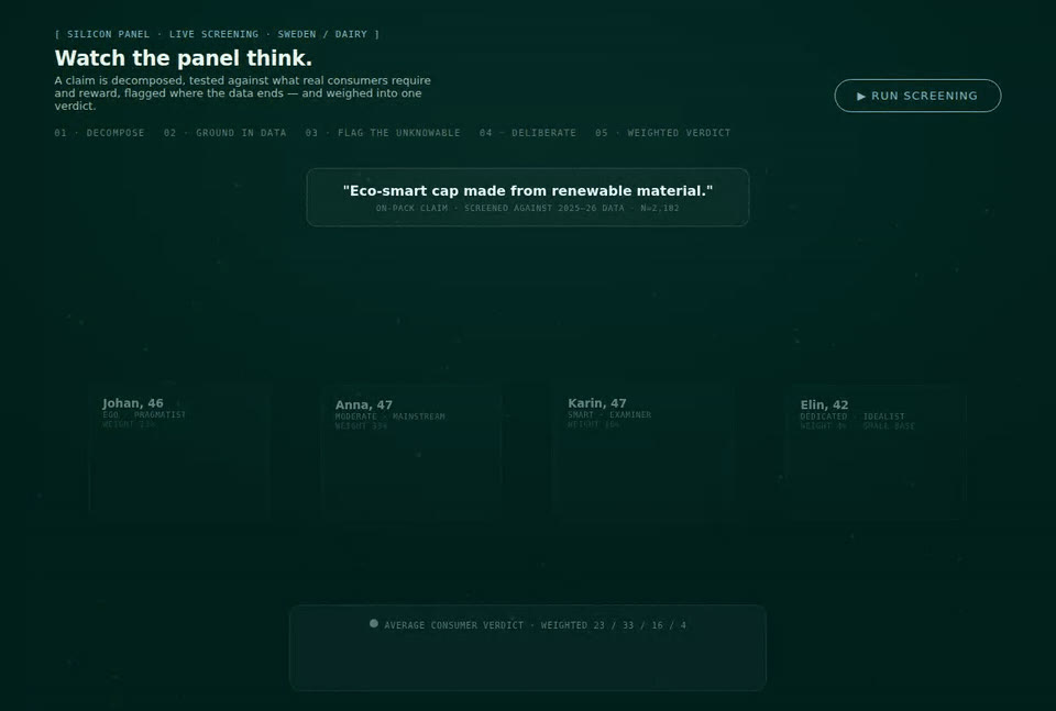 Silicon Panel screening preview